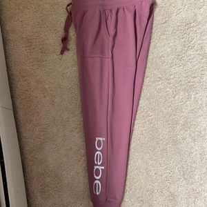 Size large bebe joggers